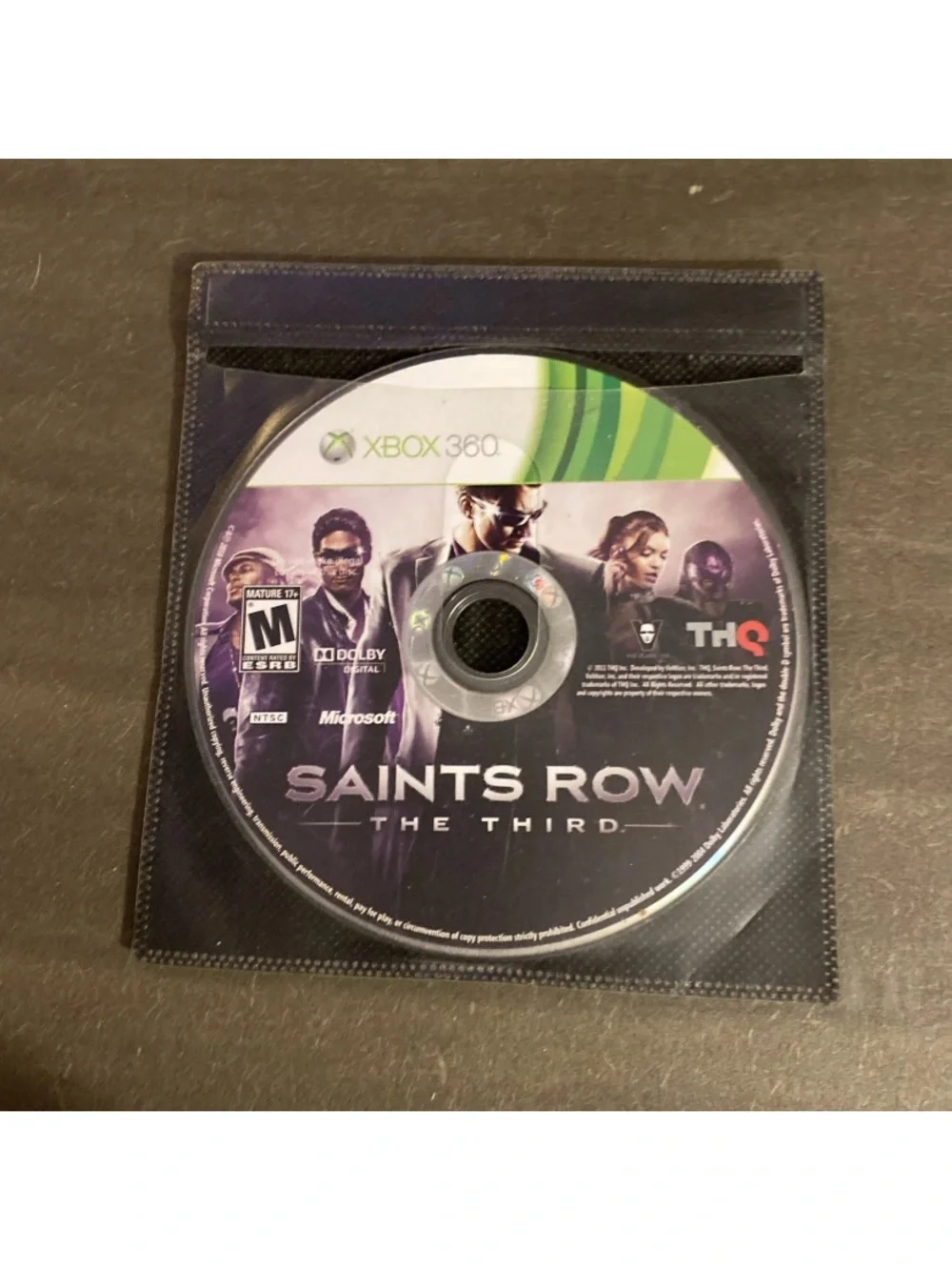 Lot of 11 Disc Only XBox 360 Games No Cases Manuals GTA Halo Saints Row